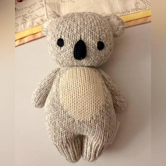 Cuddle + Kind Other - Cuddle & Kind Baby Koala Bear Grey Gray Hand Knit Stuffed 2021 Plush Toy 7”
